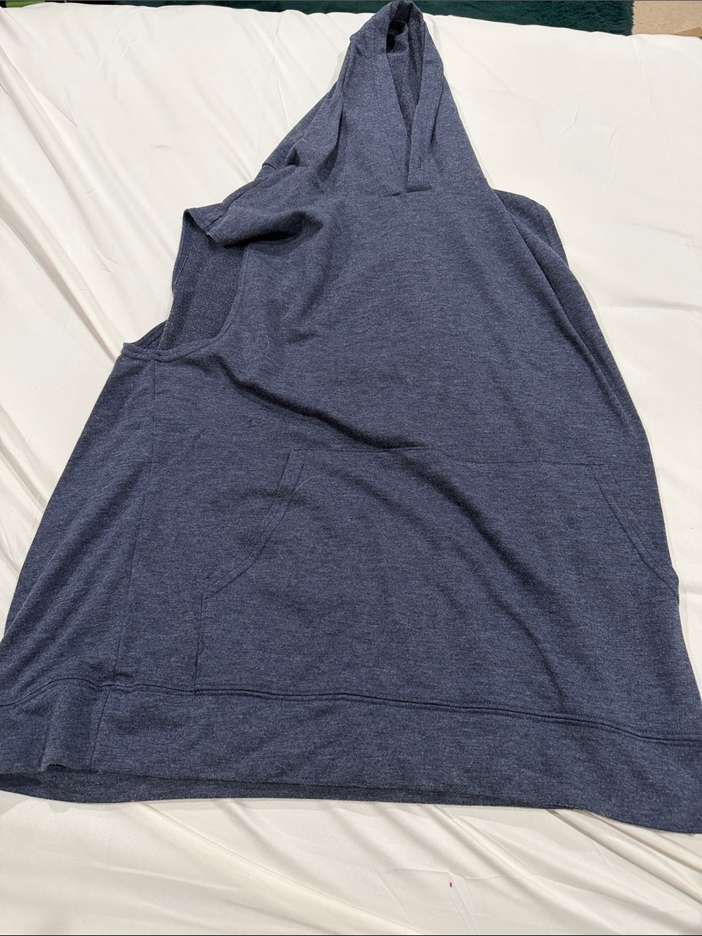 Men's Hooded Pullover Sweater - Navy - Picture 1 of 1